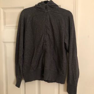 Uniqlo Grey Zip Sweatshirt
